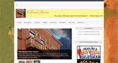 Desktop Screenshot of finketheatre.com